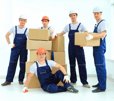 Residential removals support in Westminster flat building