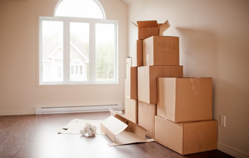 Removal team planning a house move in Westminster