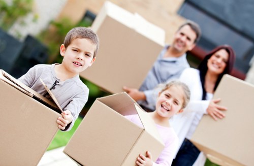 Residential furniture removals in a Westminster apartment building