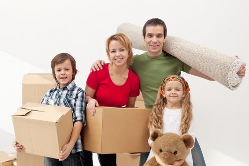 Organised packing boxes for residential and commercial moves in Westminster